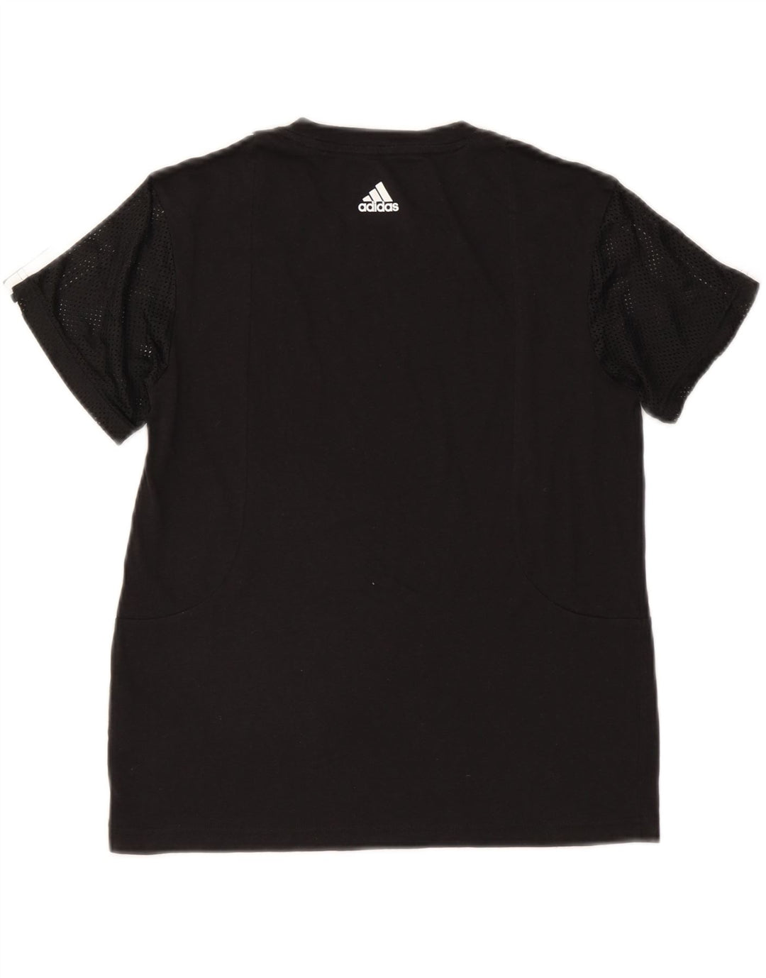 T-shirt da donna Adidas Top UK 8/10 piccola poliestere nera
