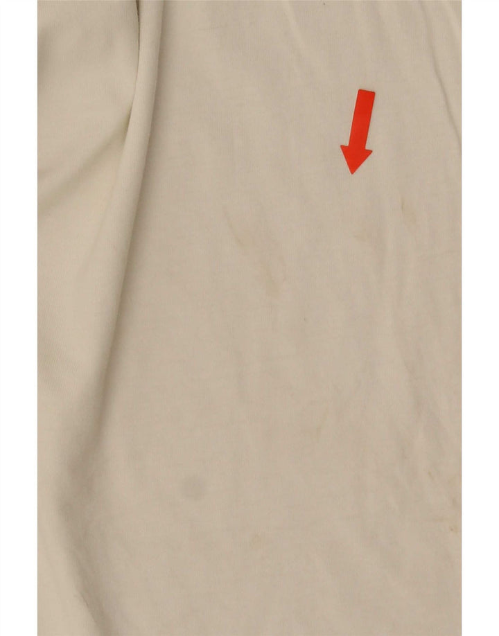 T-shirt grafica da uomo Puma Top Small in cotone bianco