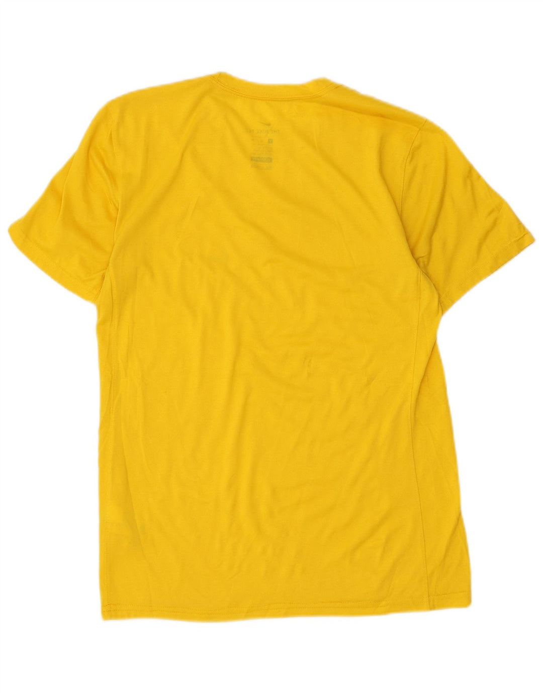 T-shirt Nike Dri Fit da uomo, piccola, in poliestere giallo
