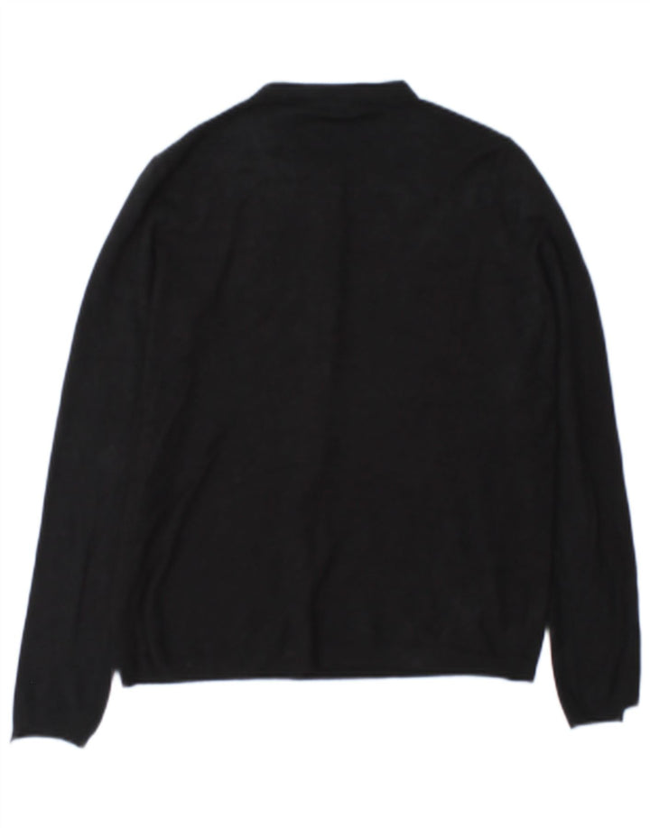 Maglione cardigan da donna Zara UK 14 medio nero