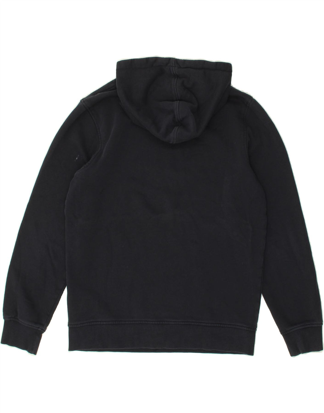 JACK & JONES Mens Graphic Hoodie Jumper Medium Navy Blue Cotton Vintage Jack & Jones and Second-Hand Jack & Jones from Messina Hembry 