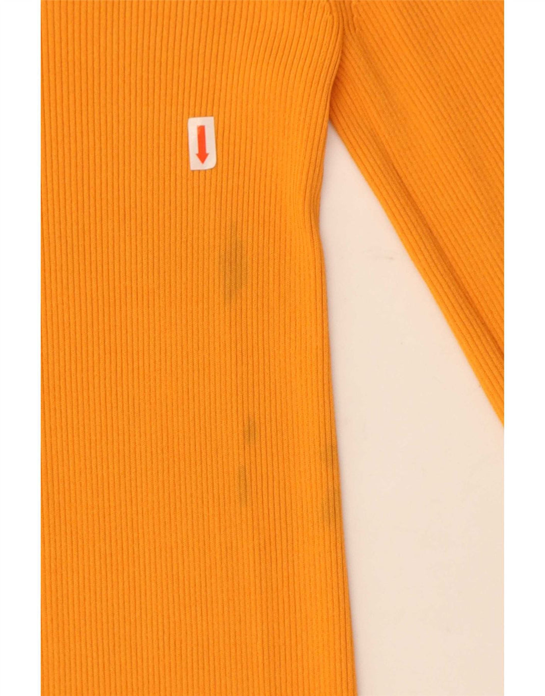 Abito maxi maglione Zara da donna UK 8 piccolo in viscosa arancione