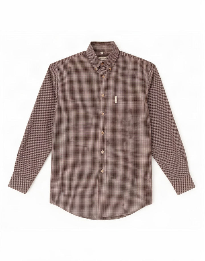 Camicia da uomo Ben Sherman a quadretti blu navy medio