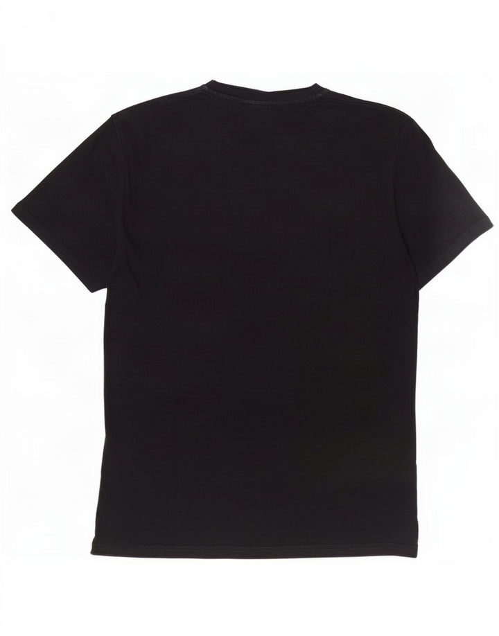 T-shirt grafica da uomo Ellesse Top grande in cotone nero