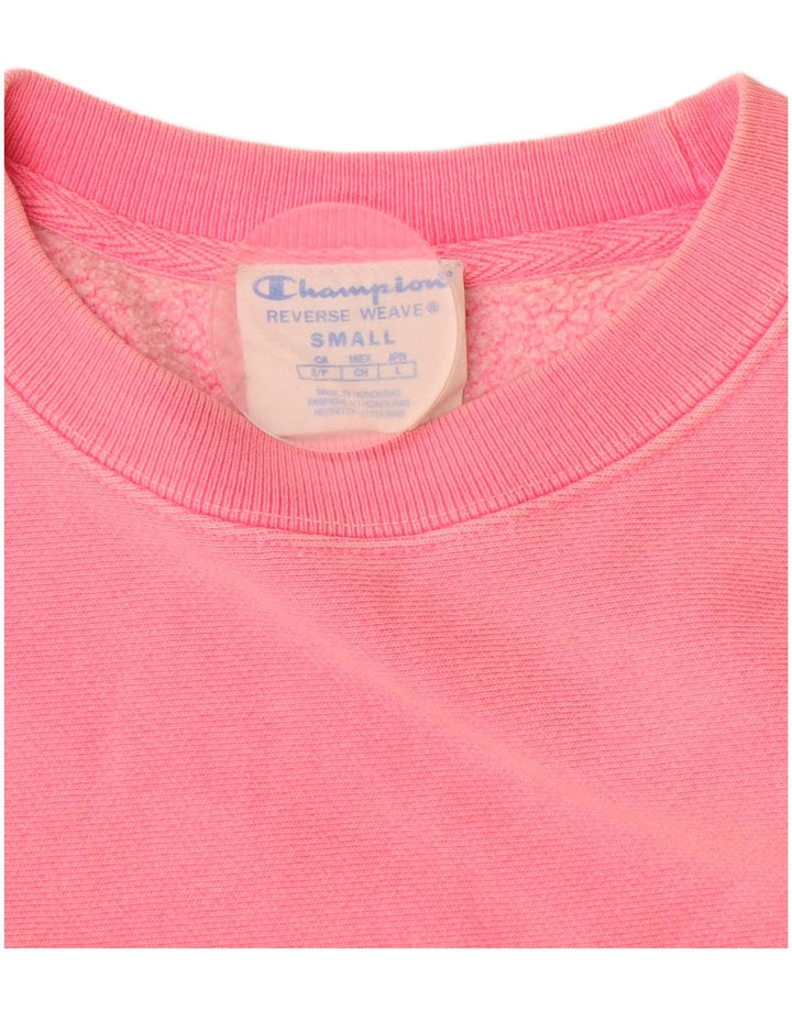 Felpa oversize da donna Champion Reverse Weave, maglione UK 10 piccolo rosa