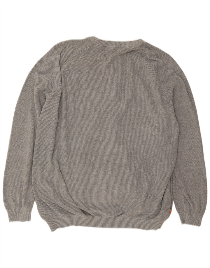 Maglione cardigan da uomo Timberland 3XL cotone grigio