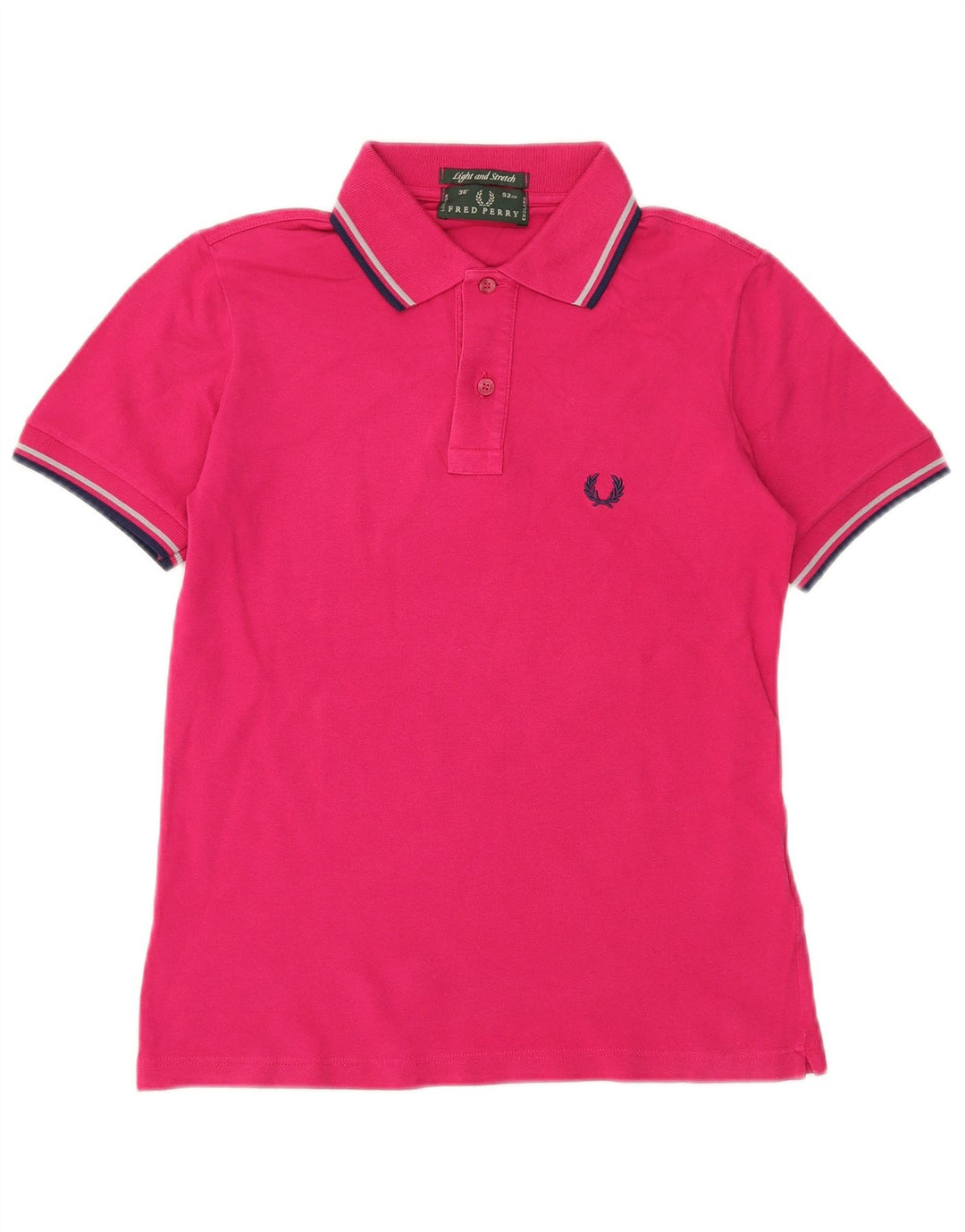 Polo da uomo Fred Perry piccola in cotone rosa