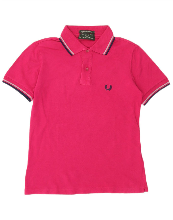 Polo da uomo Fred Perry piccola in cotone rosa