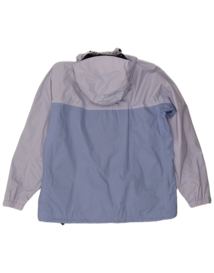Giacca antipioggia oversize con cappuccio da donna Champion UK 18 XL Blu Colourblock