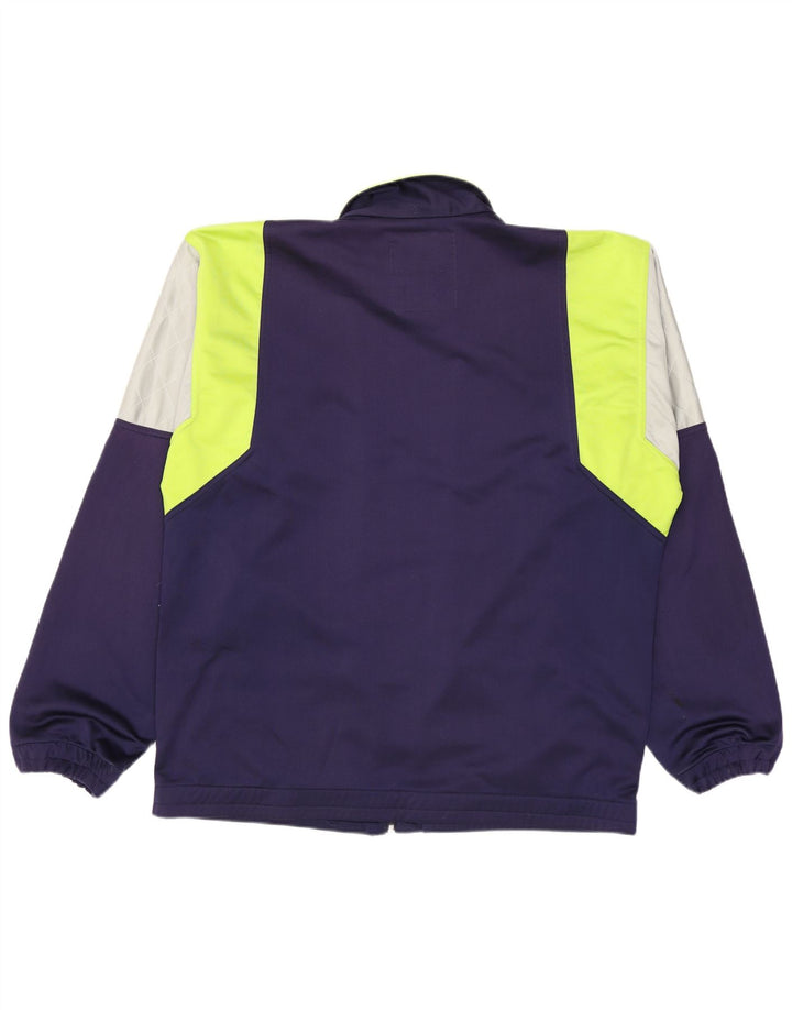 Giacca da tuta da uomo Diadora UK 40 Medium Navy Blue Colourblock