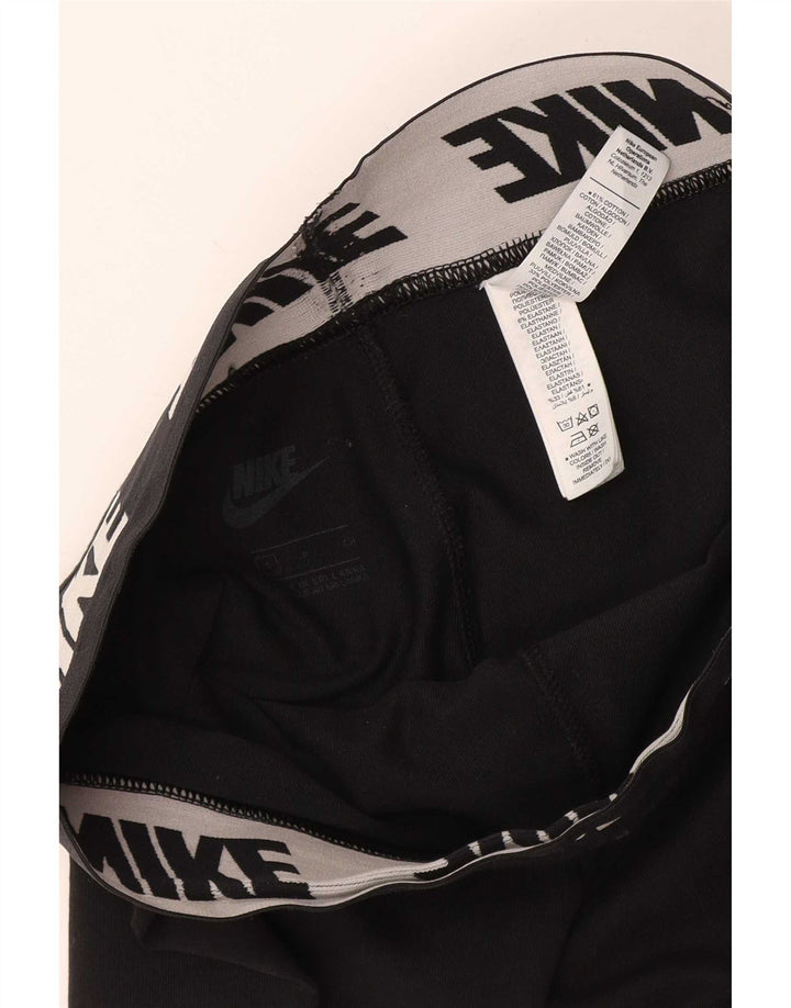 Leggings grafici da donna Nike UK 10 piccoli poliestere nero