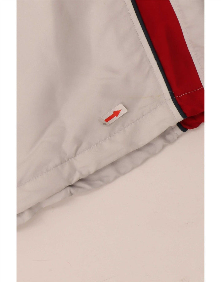 Giacca da ginnastica grafica da uomo Asics XL in poliestere color block bianco