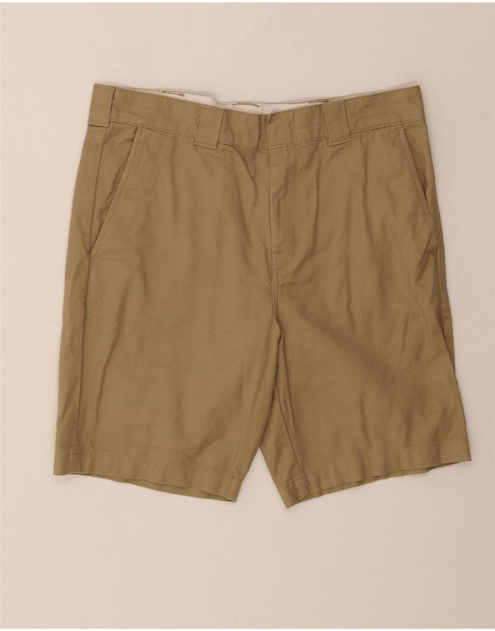DICKIES Mens Chino Shorts W33 Medium Khaki Cotton