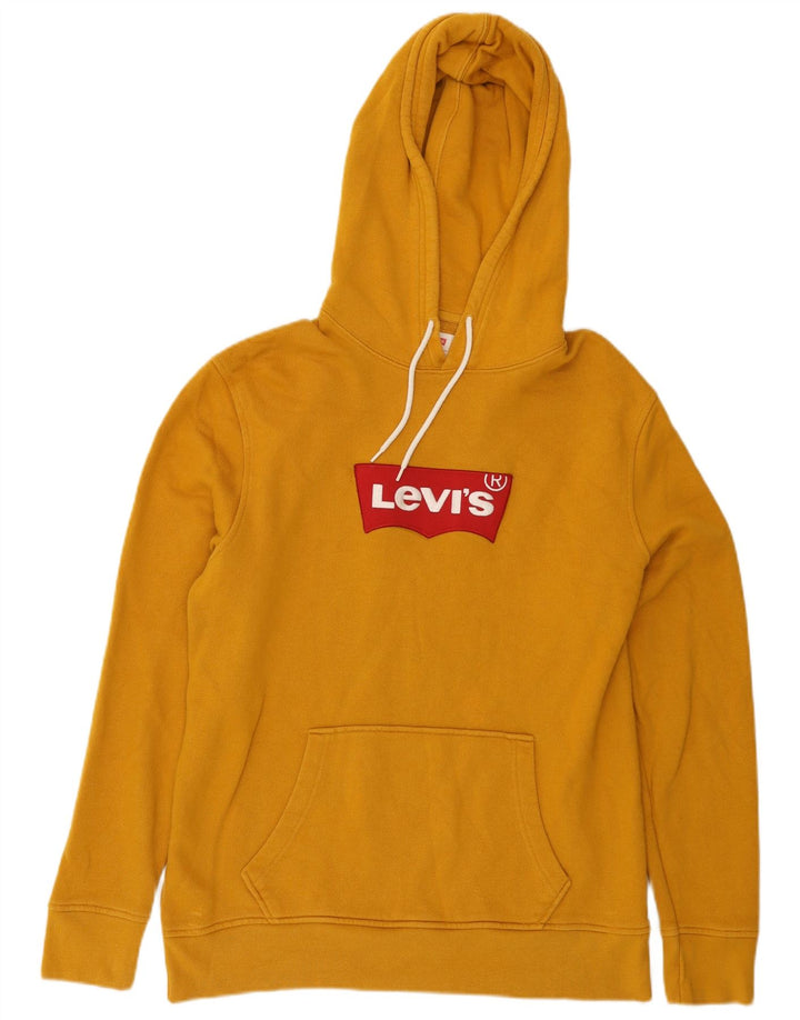 Maglione con cappuccio grafico da uomo Levi's grande giallo