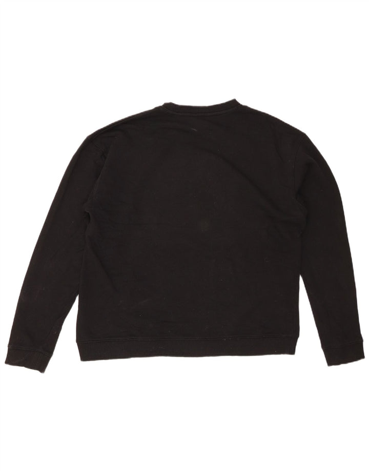 Maglione maglione girocollo con grafica da donna Ted Baker taglia 2 piccolo nero