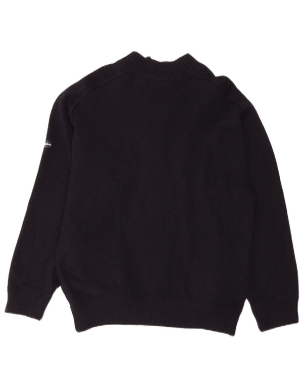 Maglione cardigan da uomo NAVIGARE medio blu navy