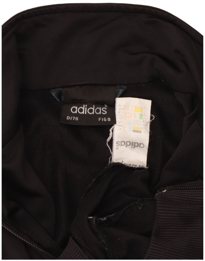 Giacca da tuta da uomo ADIDAS UK 34/36 piccola poliestere nero