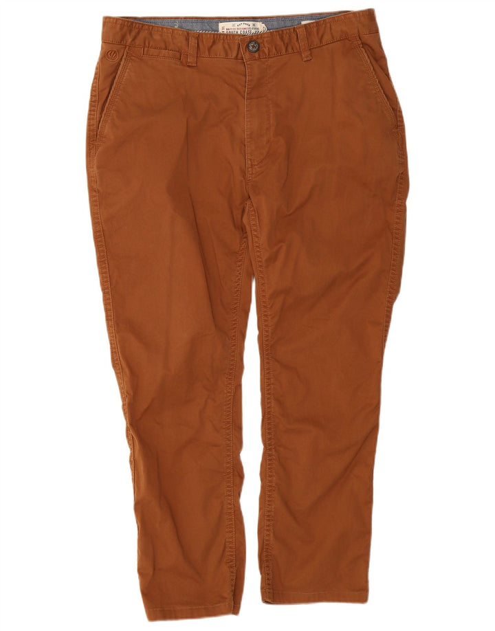 Pantaloni corti slim da uomo Fat Face W34 L24 cotone marrone