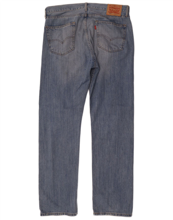 Levi's Uomo 505 Jeans dritti W34 L32 Cotone Blu