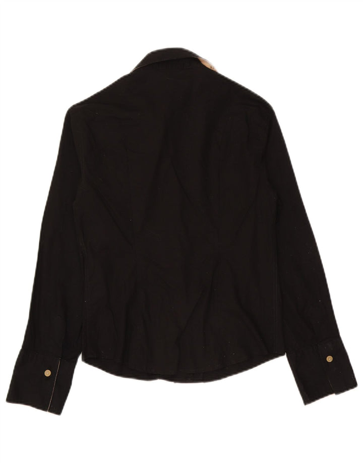 Camicia da donna ALVIERO MARTINI UK 12 cotone nero medio