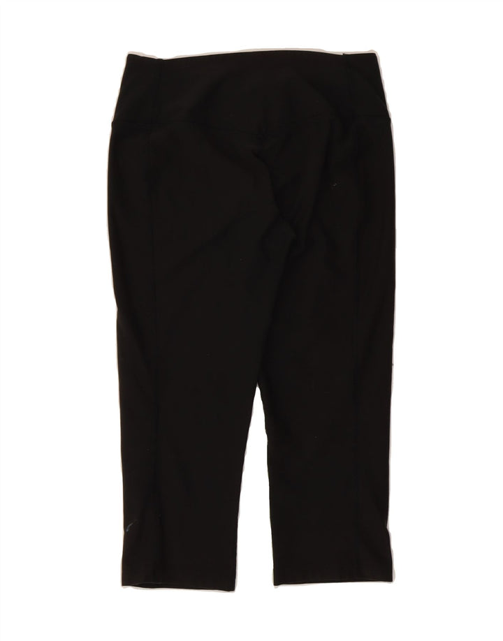 NIKE Womens Dri Fit Capri Leggings UK 10 Small  Black Polyester Vintage Nike and Second-Hand Nike from Messina Hembry 