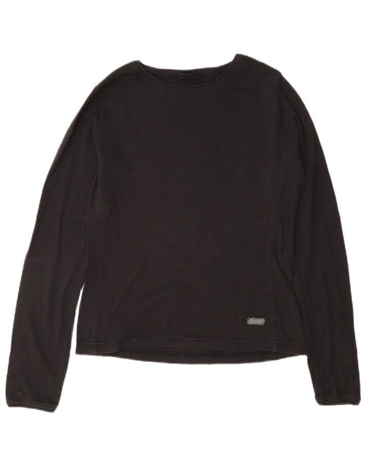 Top da donna a maniche lunghe Champion UK 16 grande cotone grigio