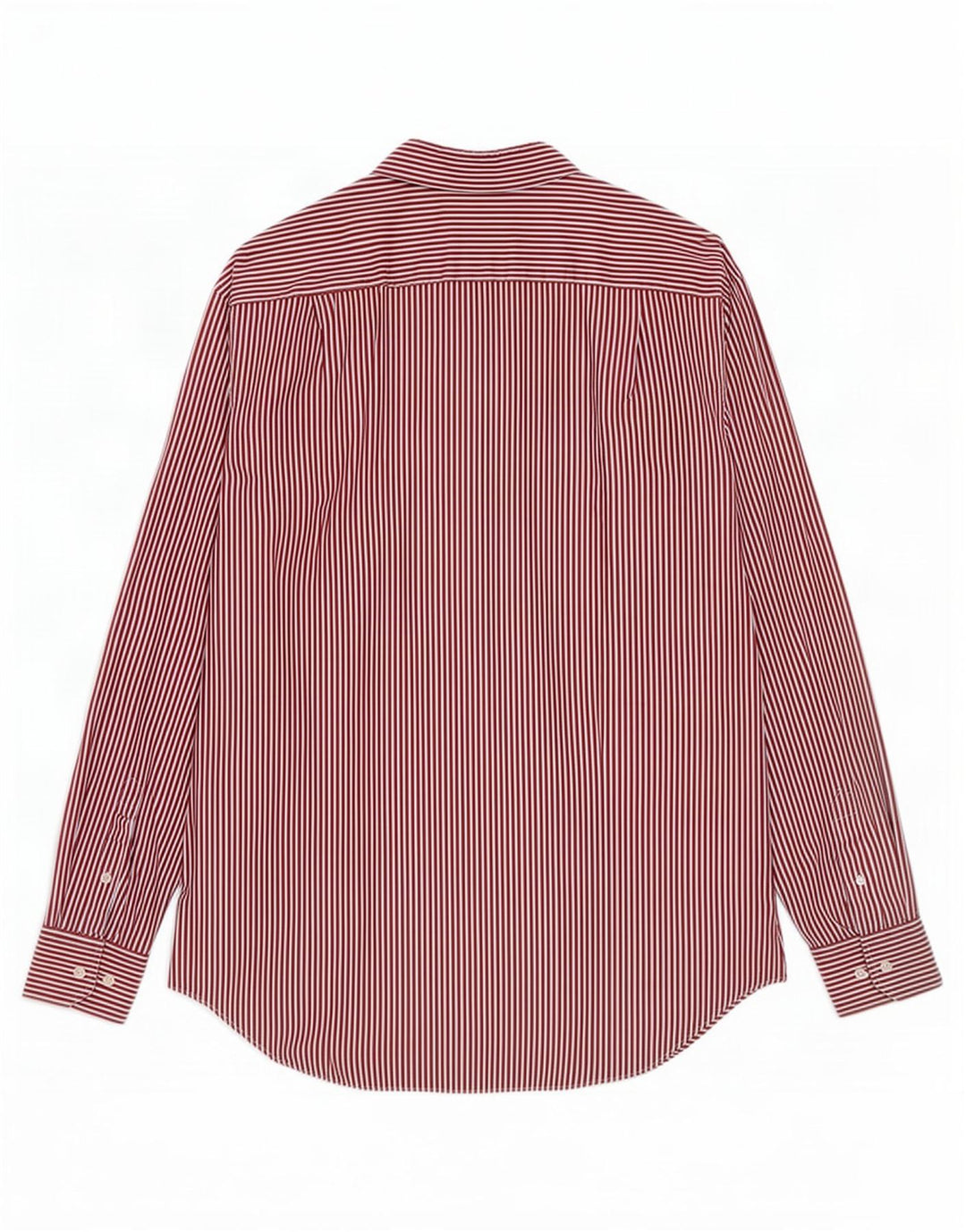 Camicia da uomo Marks & Spencer vestibilità regolare taglia 42 16 1/2 grande gessato rosso