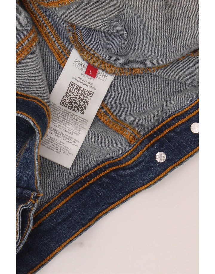 GUESS Womens Denim Jacket UK 16 Large Blue Cotton Vintage Guess and Second-Hand Guess from Messina Hembry 