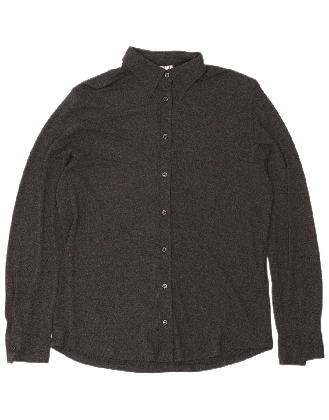 MARELLA Camicia da donna camicetta UK 14 grande viscosa grigia