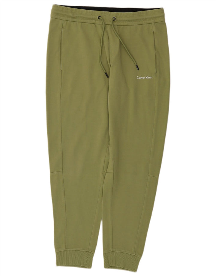 Pantaloni da tuta da uomo Calvin Klein Joggers medio cotone kaki