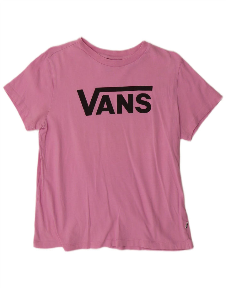 Maglietta grafica per ragazze VANS Top 12-13 anni Large Rosa