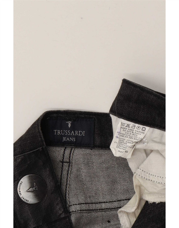 Jeans Straight Uomo Trussardi W34 L33 Cotone Grigio