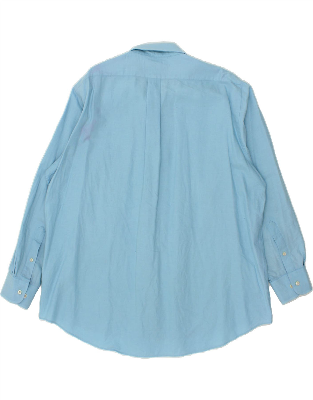 CHAPS Mens Shirt Size 17 1/2 XL Blue Cotton Vintage Chaps and Second-Hand Chaps from Messina Hembry 