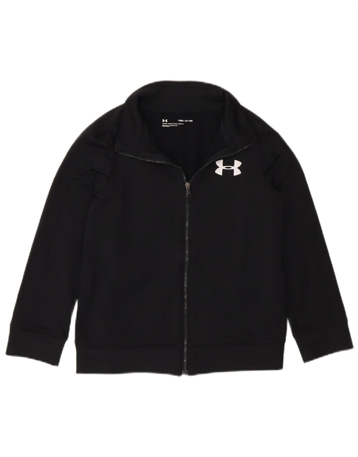 Giacca da tuta da ragazzo Under Armour 7-8 anni piccola sportiva nera
