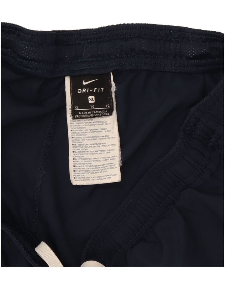 Pantaloncini sportivi Nike da uomo XL blu navy in poliestere