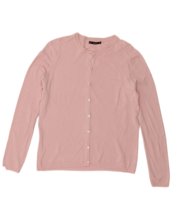 Maglione cardigan da donna Zara UK 12 Rosa medio