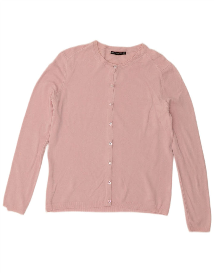 Maglione cardigan da donna Zara UK 12 Rosa medio