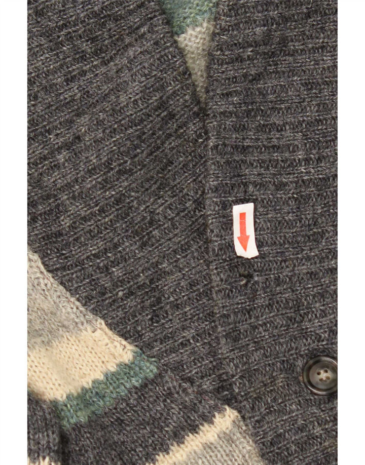 Maglione Cardigan Uomo Trussardi XL Righe Multicolore