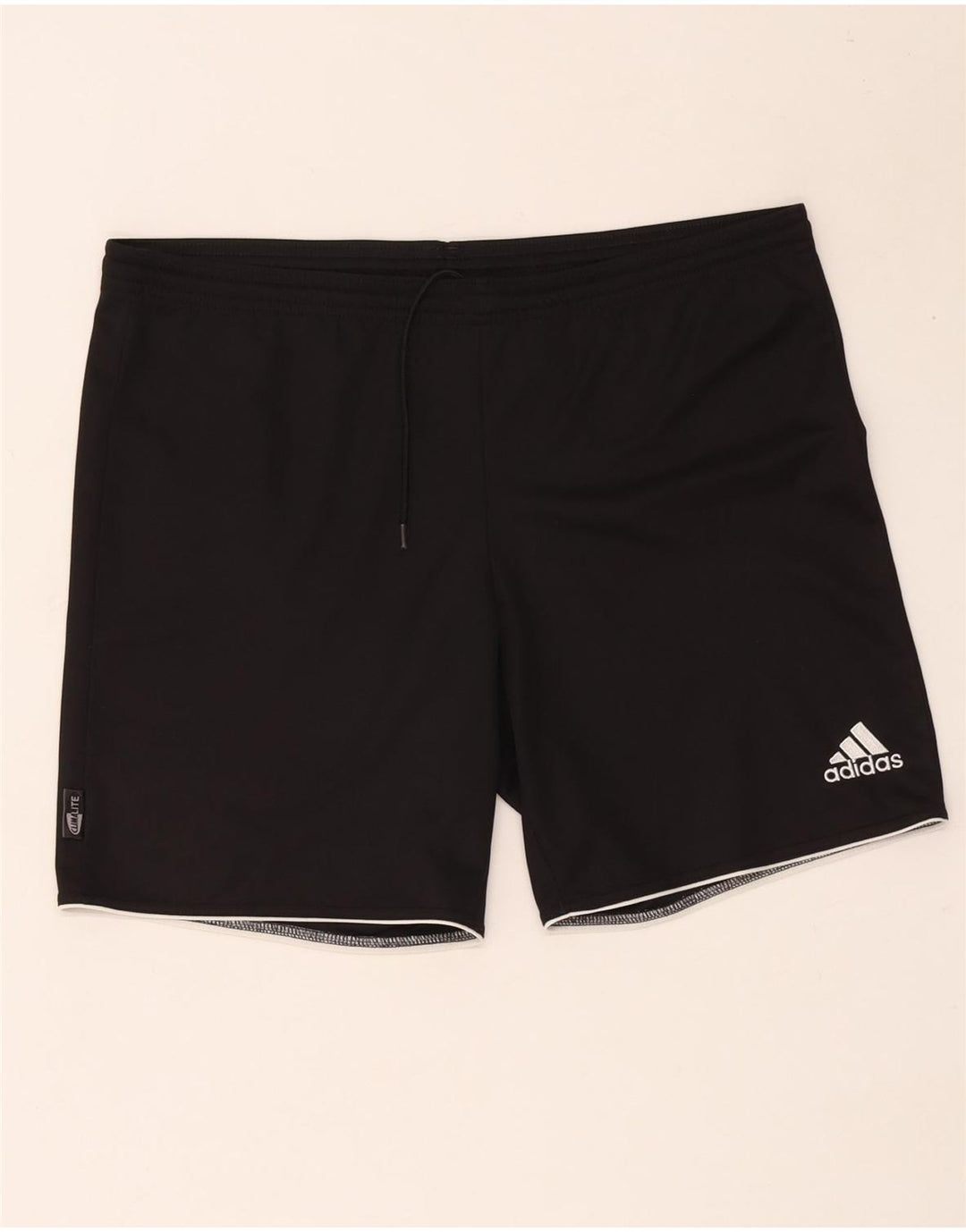 Pantaloncini sportivi Adidas Climalite da uomo medio poliestere nero