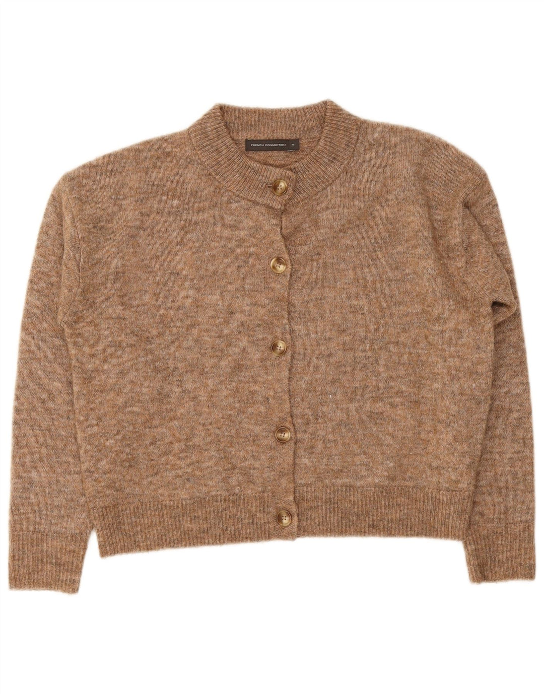 Maglione cardigan da donna French Connection UK 14 Marrone medio screziato