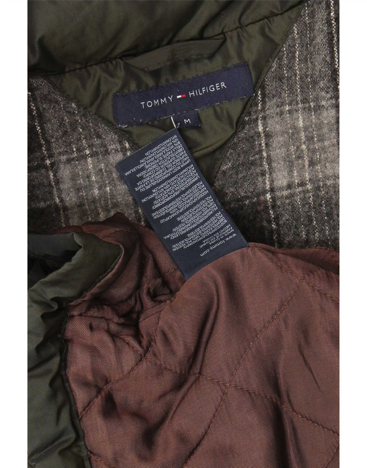Giacca militare con cappuccio da uomo Tommy Hilfiger UK 38 medio cachi