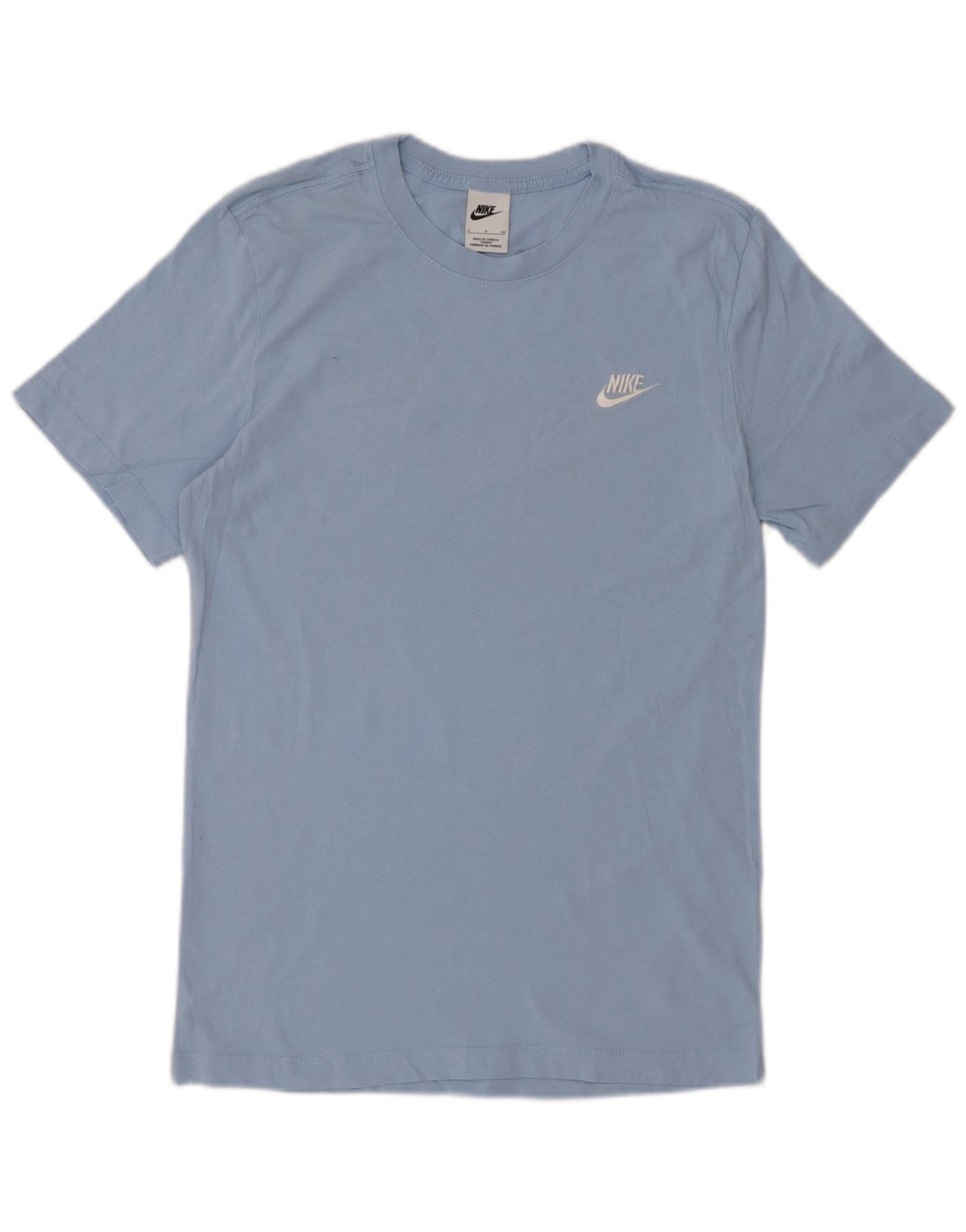 T-shirt da uomo NIKE Top Small in cotone blu