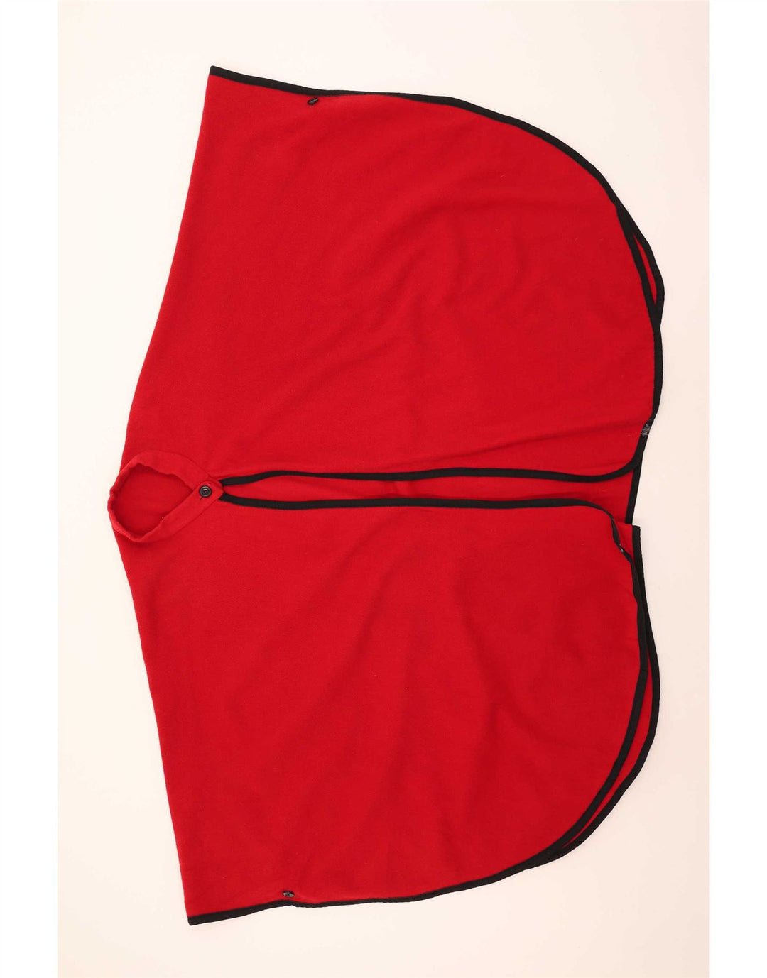 Cappotto poncho vintage da donna, taglia unica, rosso
