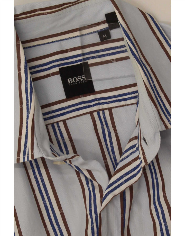 Camicia da uomo Hugo Boss a righe blu medio