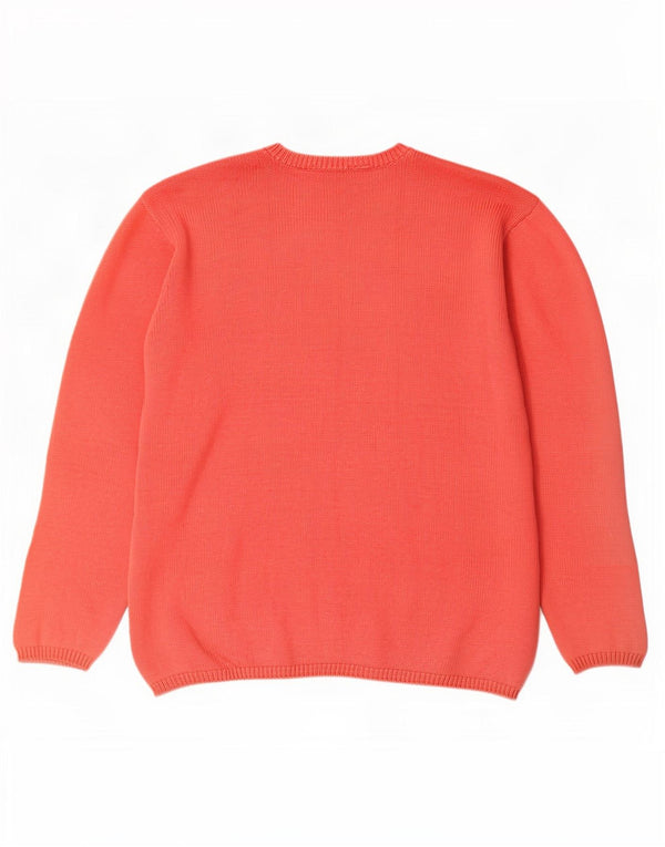 Maglione maglione girocollo St. Michael da donna Marks & Spencer UK 14 grande rosso
