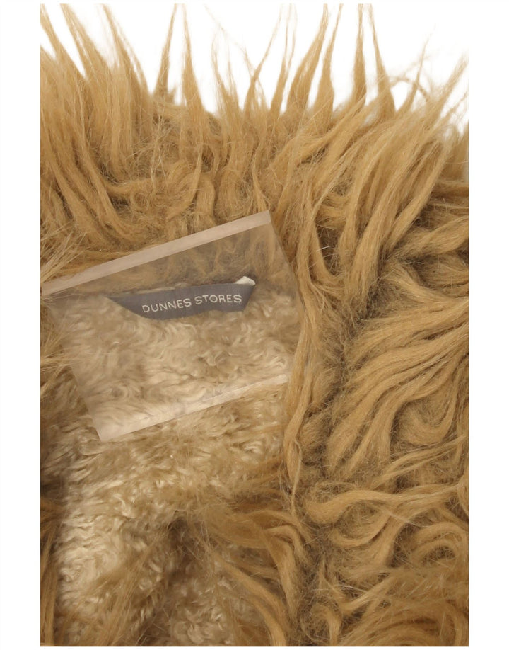Cappotto Sherpa da donna Dunnes UK 8 Small Beige