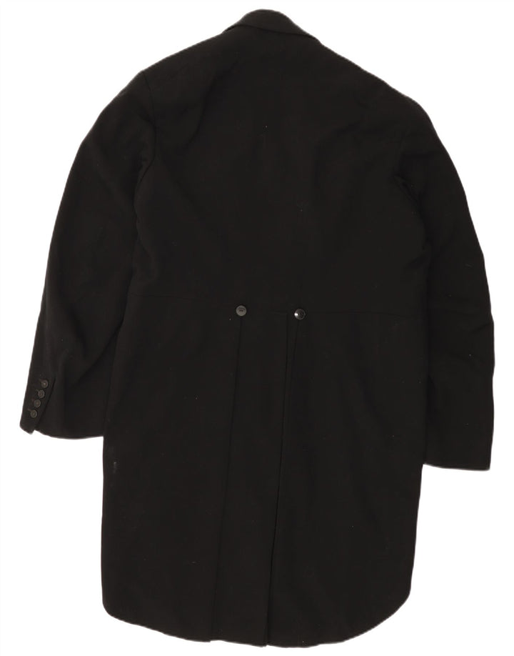 Giacca blazer da uomo VINTAGE frac UK 38 medio nero