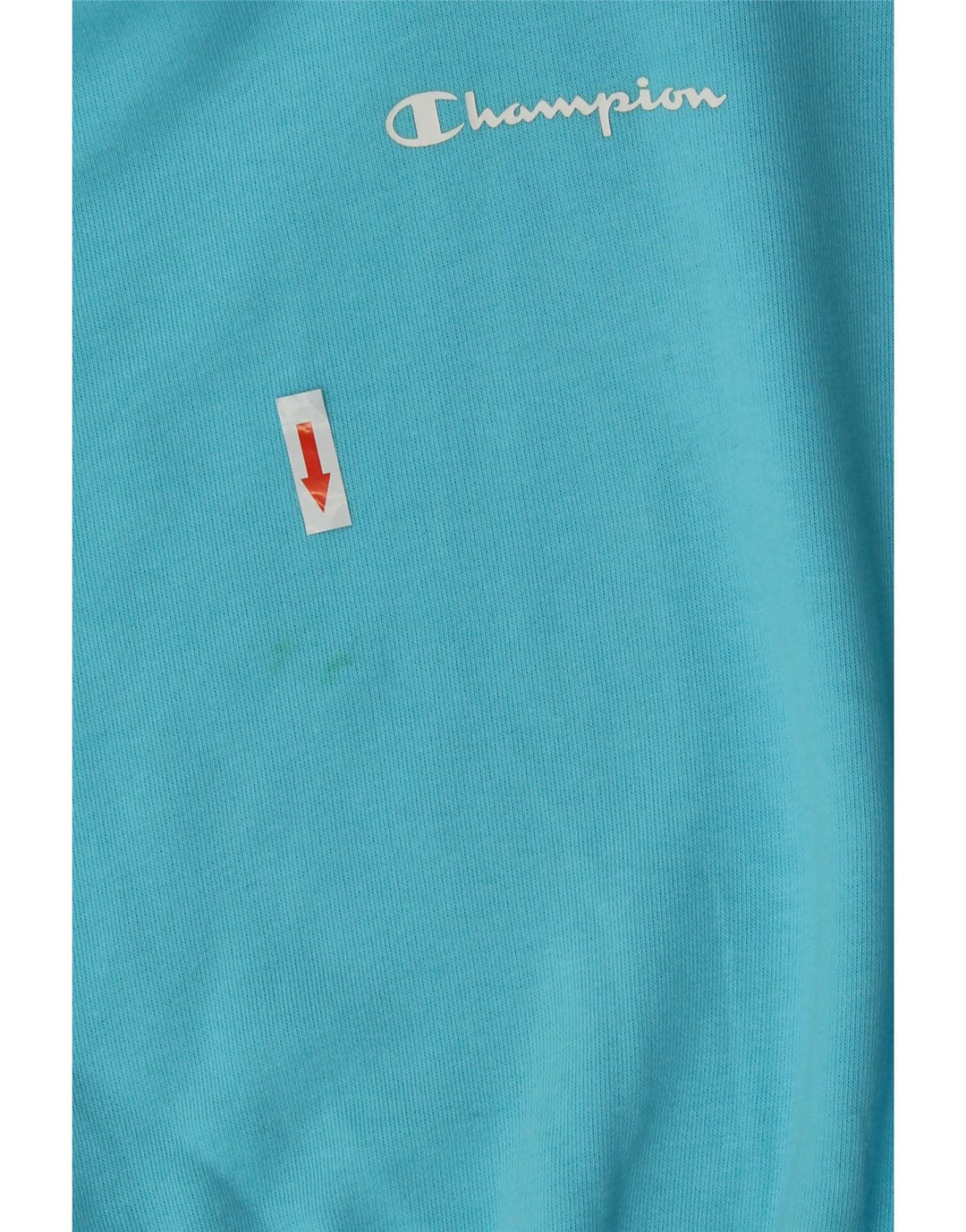 Maglione con cappuccio oversize corto da donna Champion UK 10 piccolo blu