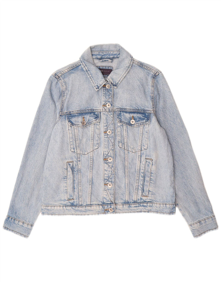 Giacca di jeans da donna Marks & Spencer UK 12 Cotone blu medio