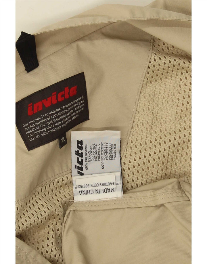 Giacca antipioggia da uomo Invicta UK 42 XL Beige Poliammide